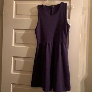 Cotton on purple midi dress